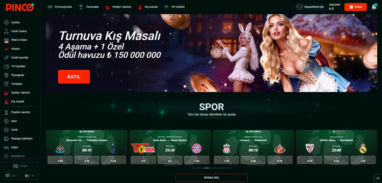 Pinco'nun lisansı ve güvenlik politikası